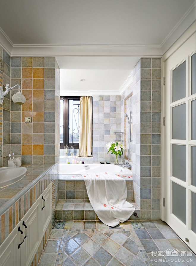 居然快屋鲁园2室1厅1卫106㎡地中海_设计作品