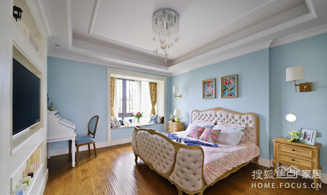 居然快屋鲁园2室1厅1卫106㎡地中海_设计作品