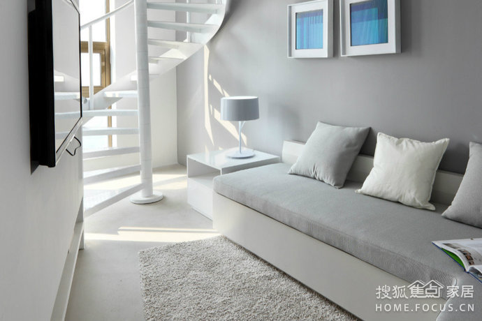 欧式现代,女主的私密白色空间。_搜狐焦点家居