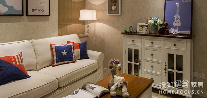 居然快屋鲁园2室1厅1卫70㎡混搭_设计作品_搜