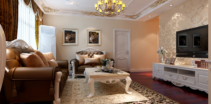 宝能城市广场·青春汇2室2厅1卫85㎡欧式风格