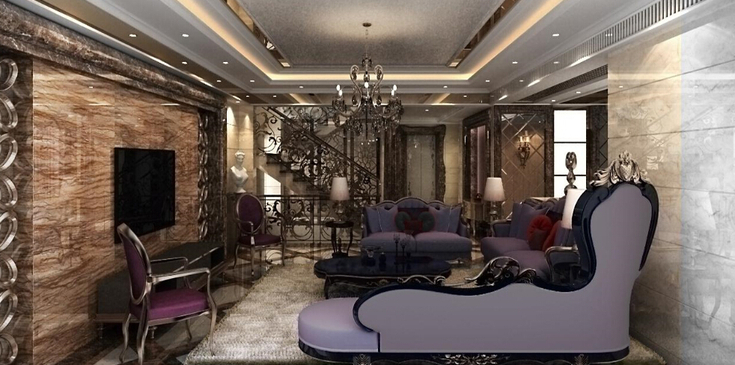 金科西府3室1厅1卫110㎡简欧